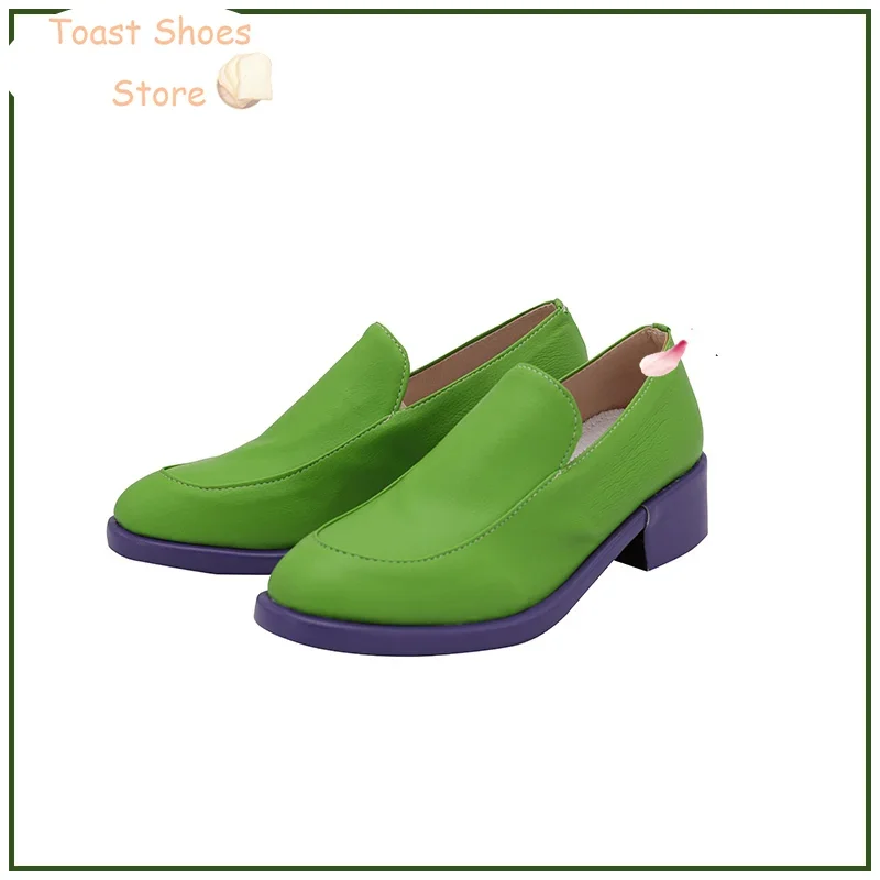 Обувь для косплея в стиле аниме JoJo'sBizarreAdventure Rohan Kishibe зеленая обувь из