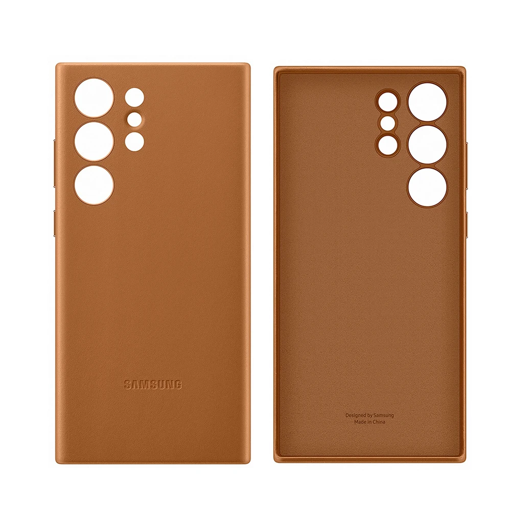 Оригинальный кожаный чехол для смартфона Samsung Galaxy S23 Ultra мобильный телефон из