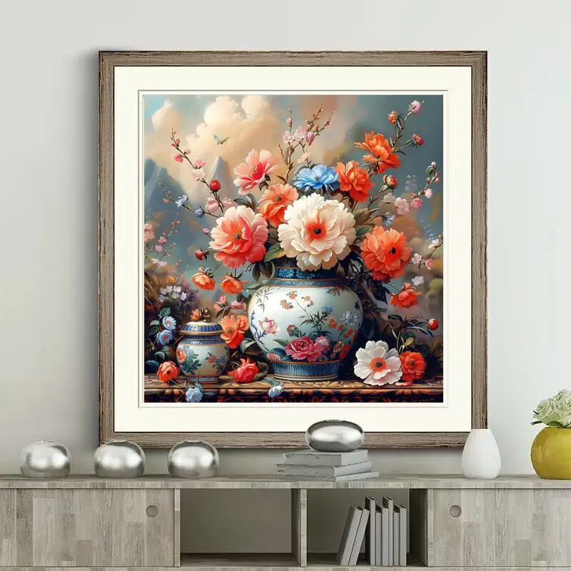 Рукоделие набор ниток для вышивки крестиком своими руками полный комплект