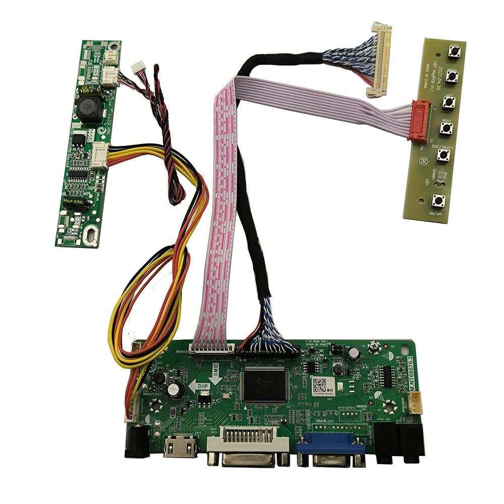 

M215HW03 V1 V.2 1920X1080 Control Monitor HDMI+DVI+VGA+Auido LCD LED Screen Controller Board Driver LVDS 30Pins Panel