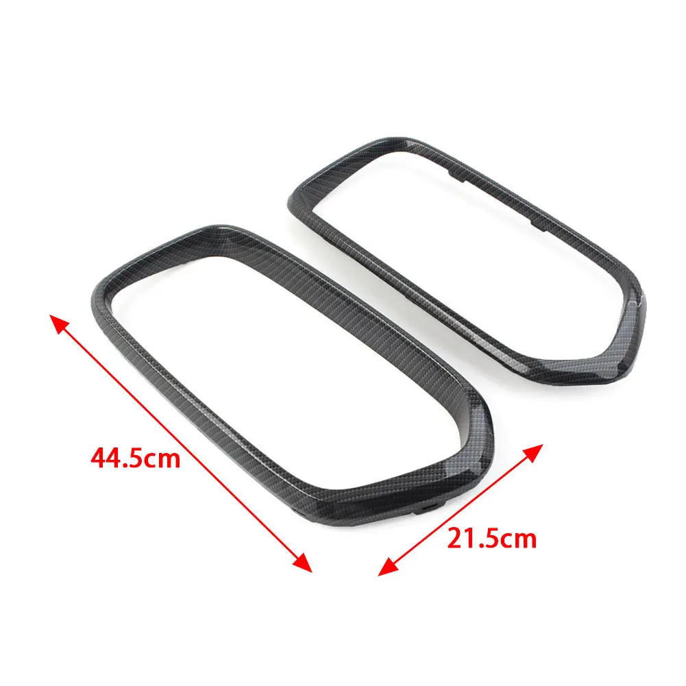 Глянцевый черный Автомобильный передний бампер решетка радиатора рама обшивка