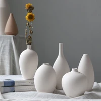 decorative vases modern white ceramic vases dried flower flower arrangement crafts living room interior decoration ornaments