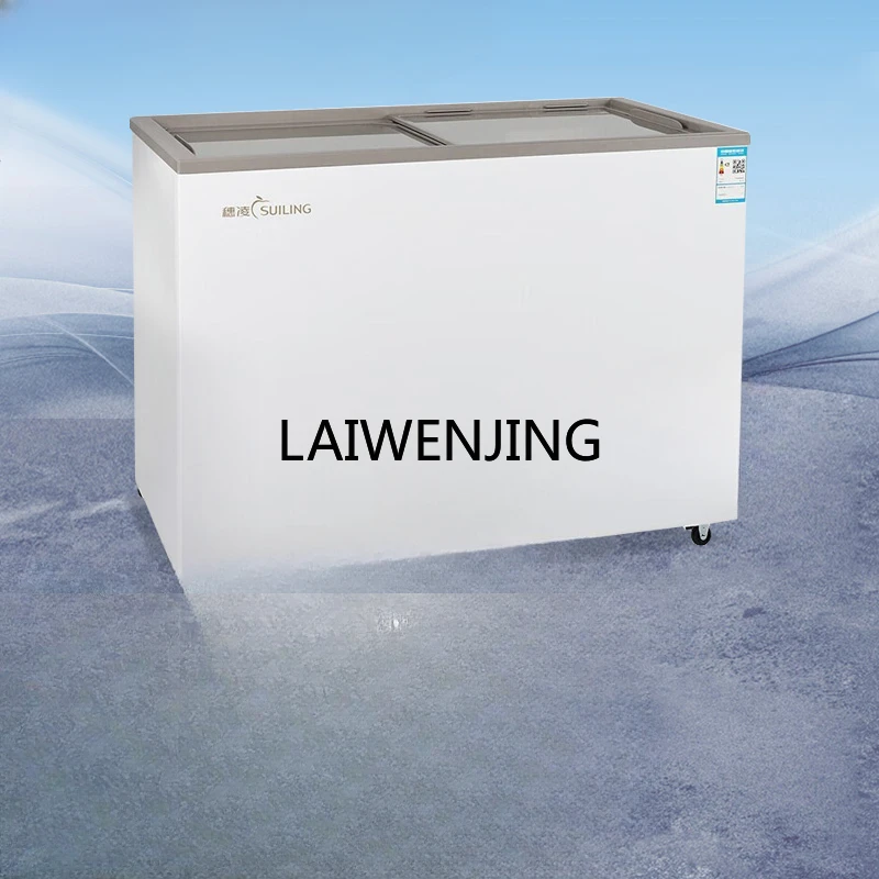 Морозильная камера SGF Горизонтальная двойная температура Стеклянная раздвижная