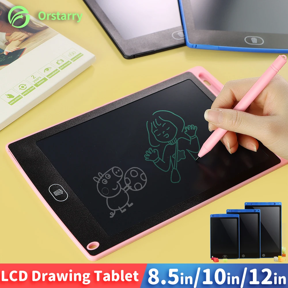 

8.5/10/12 inch LCD Drawing Board Screen Writing Tablet Digital Graphic Tablets Electronic Handwriting Pad Board+Pen Toys Gifts
