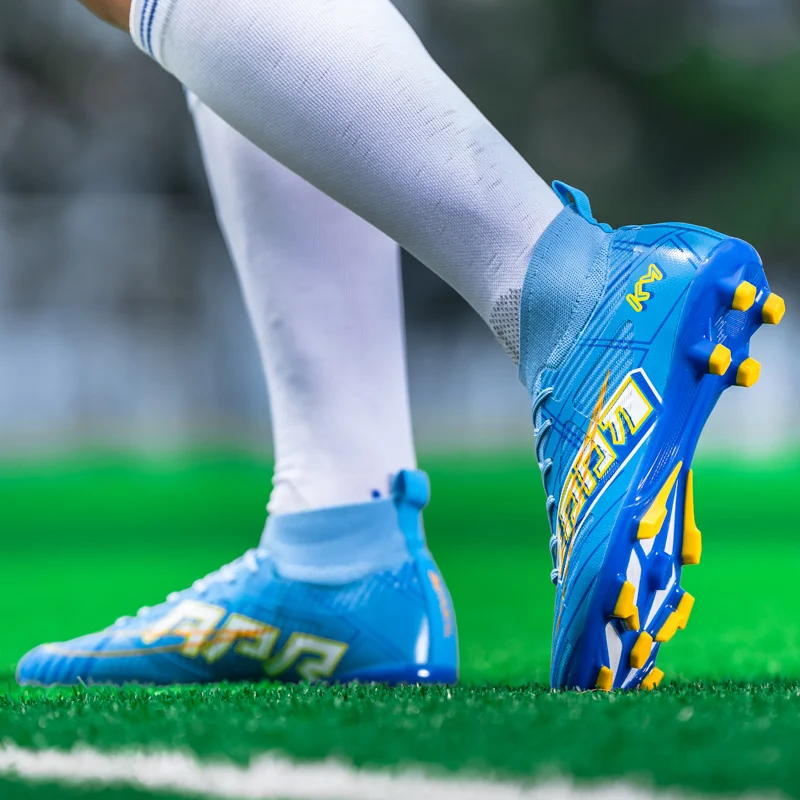 Оригинальная профессиональная обувь для футбола мужские модные оранжевые носки