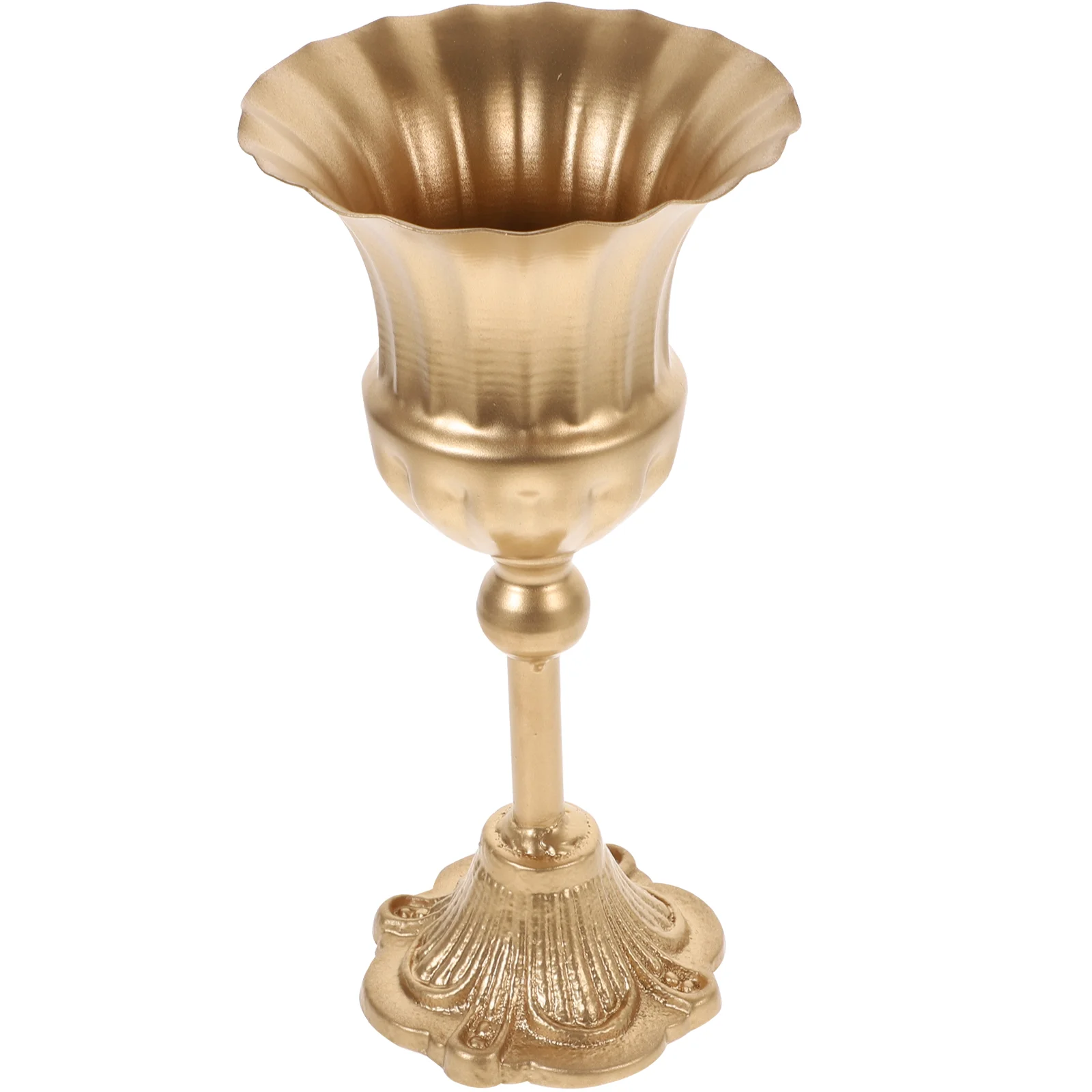 

Vase Flower Wedding Stand Metal Centerpieces Planter Centerpiece Trumpet Table Jug Bouquet Urn Floor Vases Tabletop Flowers