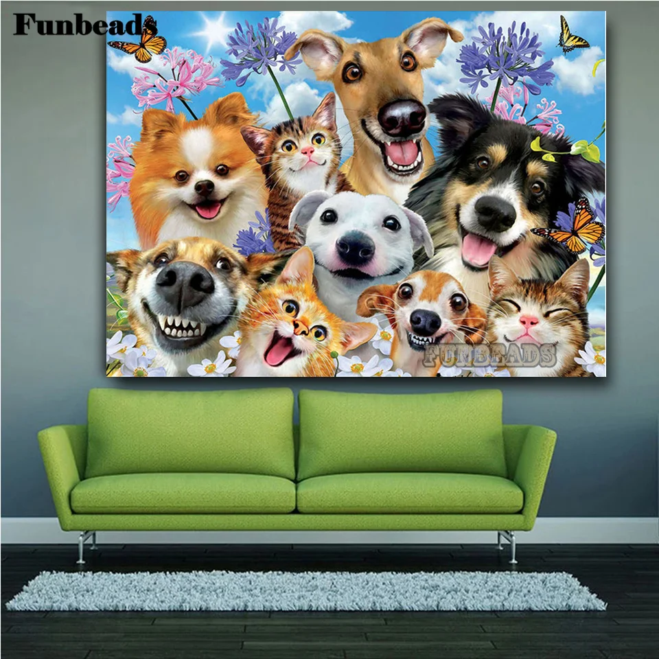 

5D алмазная живопись своими руками полная квадратная/круглая Алмазная вышивка с животными Стразы картина, Алмазная мозаика домашний декор ...