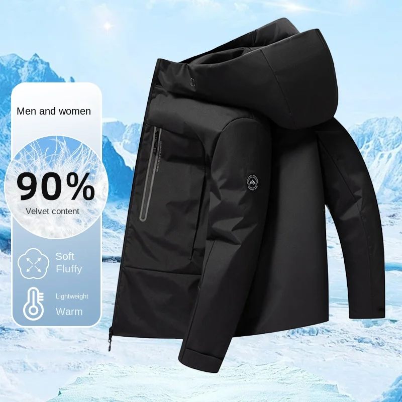 Дизайнерская одежда YEAE мужская и женская зимняя пуховая куртка 2024 ветрозащитная