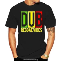 t shirt reggae music rasta vibes jamaica outdoor wear tee shirt dub reggae quality cotton men women cartoon casual short