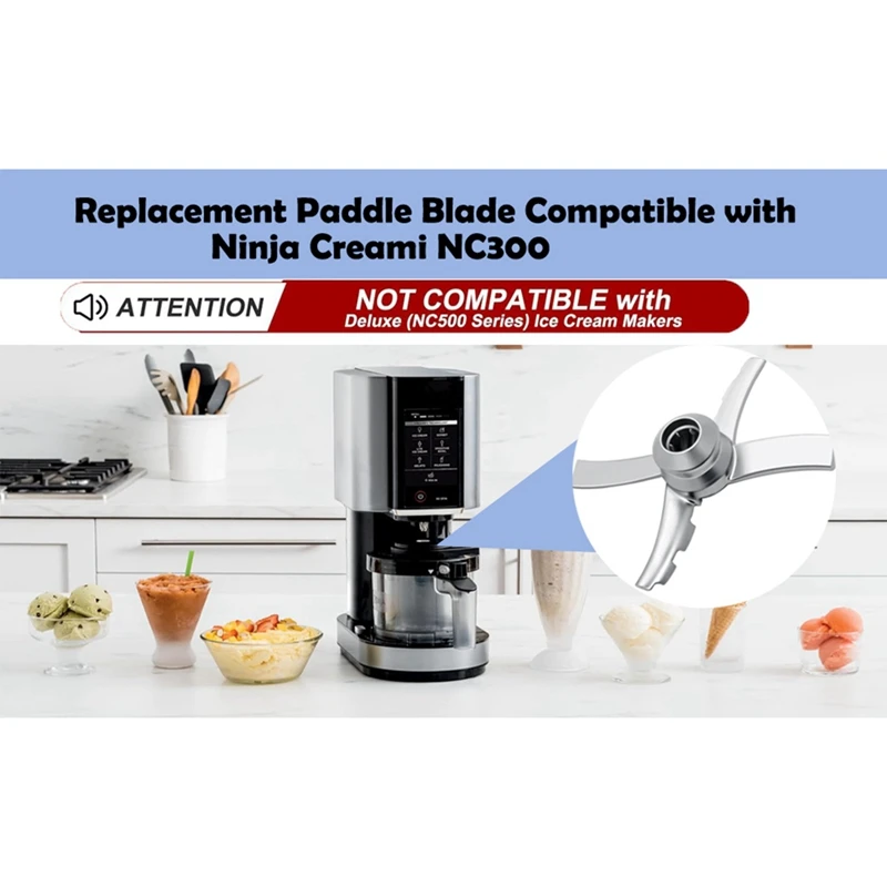 Запчасти аксессуары лопастные лезвия + пинты и крышки для Ninja Creami NC301 NC300 NC299AMZ