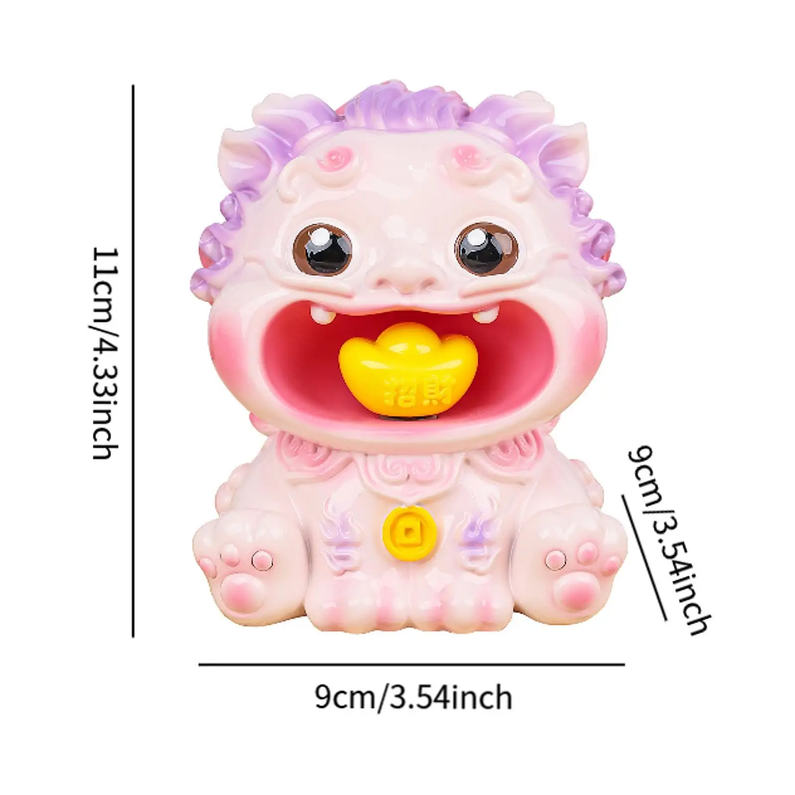 Статуя Фэншуй Pixiu вращающаяся фигурка Юаньбао процветания животного скульптура