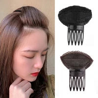puff hair head cushion invisible fluffy hair pad sponge clip bun bump it up volume hair base for women and girls hair accessory