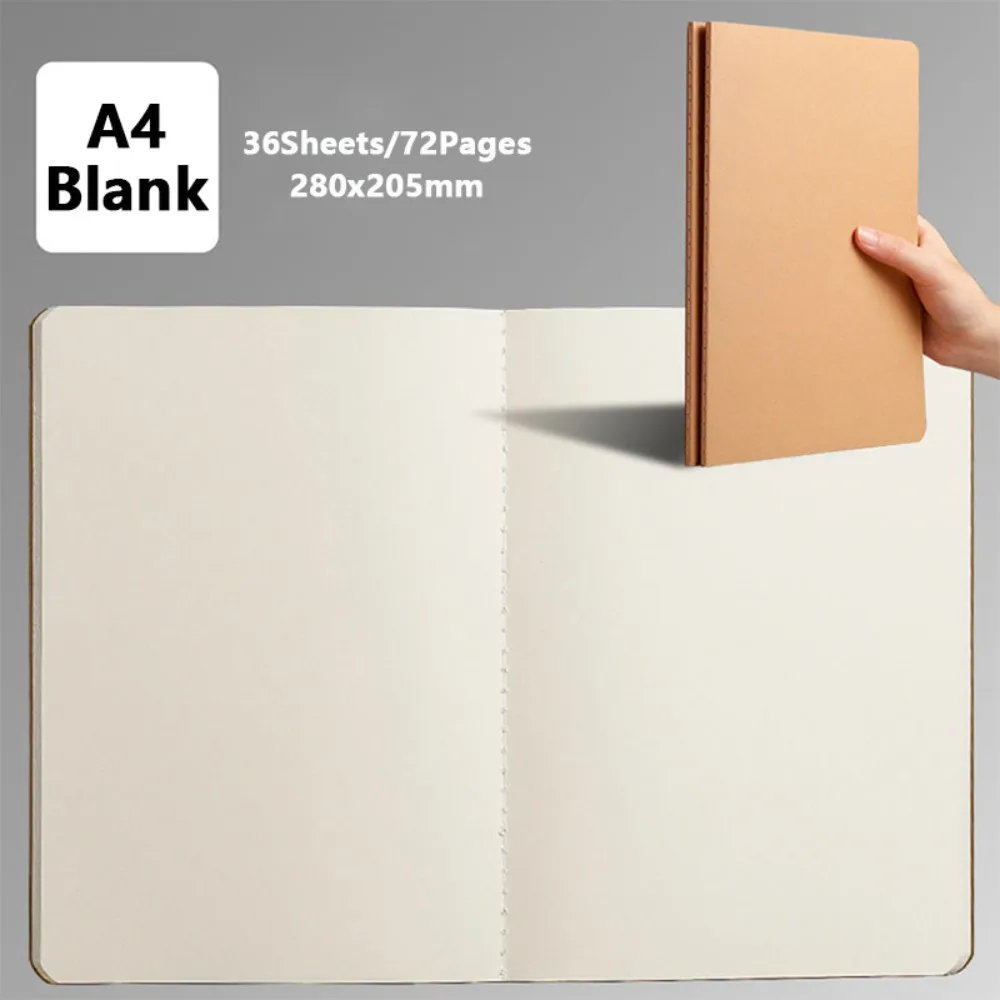 

Винтажный блокнот А4/B5 kraft