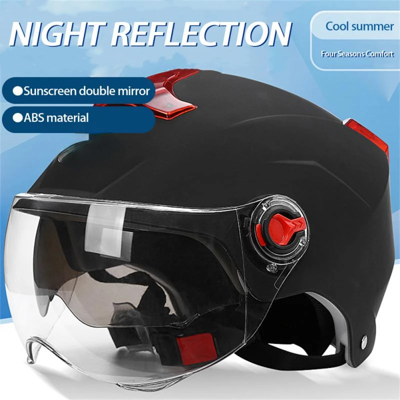 

Motorcycle Helmet Dual Lens Motorbike Helmet Double Visors Dirt Bike Helmets S M L XL For Man Women Motorcycle Equipments