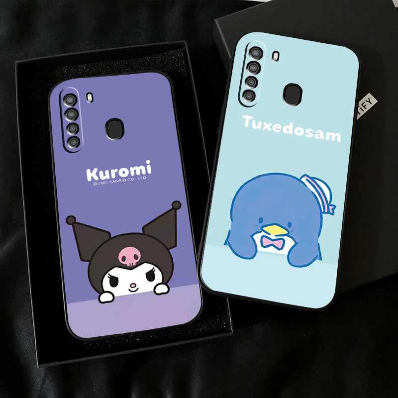 

Hello Kitty TAKARA TOMY Phone Case For Samsung Galaxy A01 A02 A10 A10S A20 A22 A31 4G 5G Carcasa Back Liquid Silicon