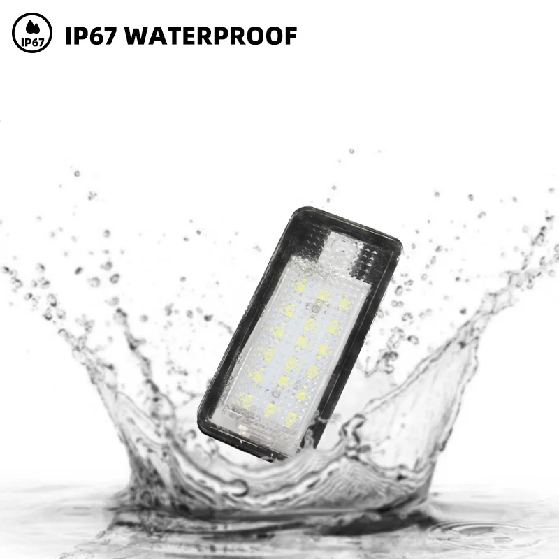 2 Шт. Светодиодные Фонари Номерного Знака Audi Без Ошибок Canbus Для A3 A4 S4 RS4 B6 B7 A6 RS6 S6 C6 S5