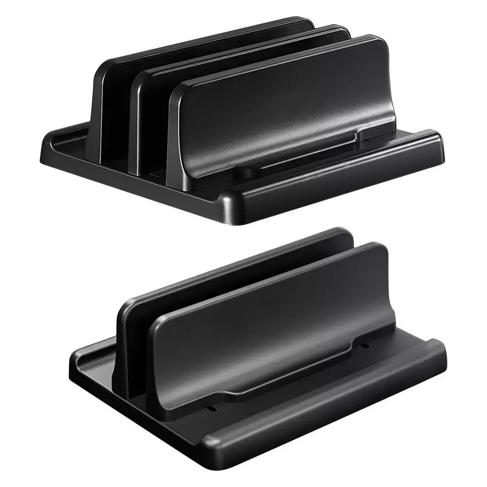 

Vertical Laptop Stand Holder Portable Vertical Adjustable Stand 3 In 1 For MacBook Air Pro Aluminum Foldable Slot Desktop Stand