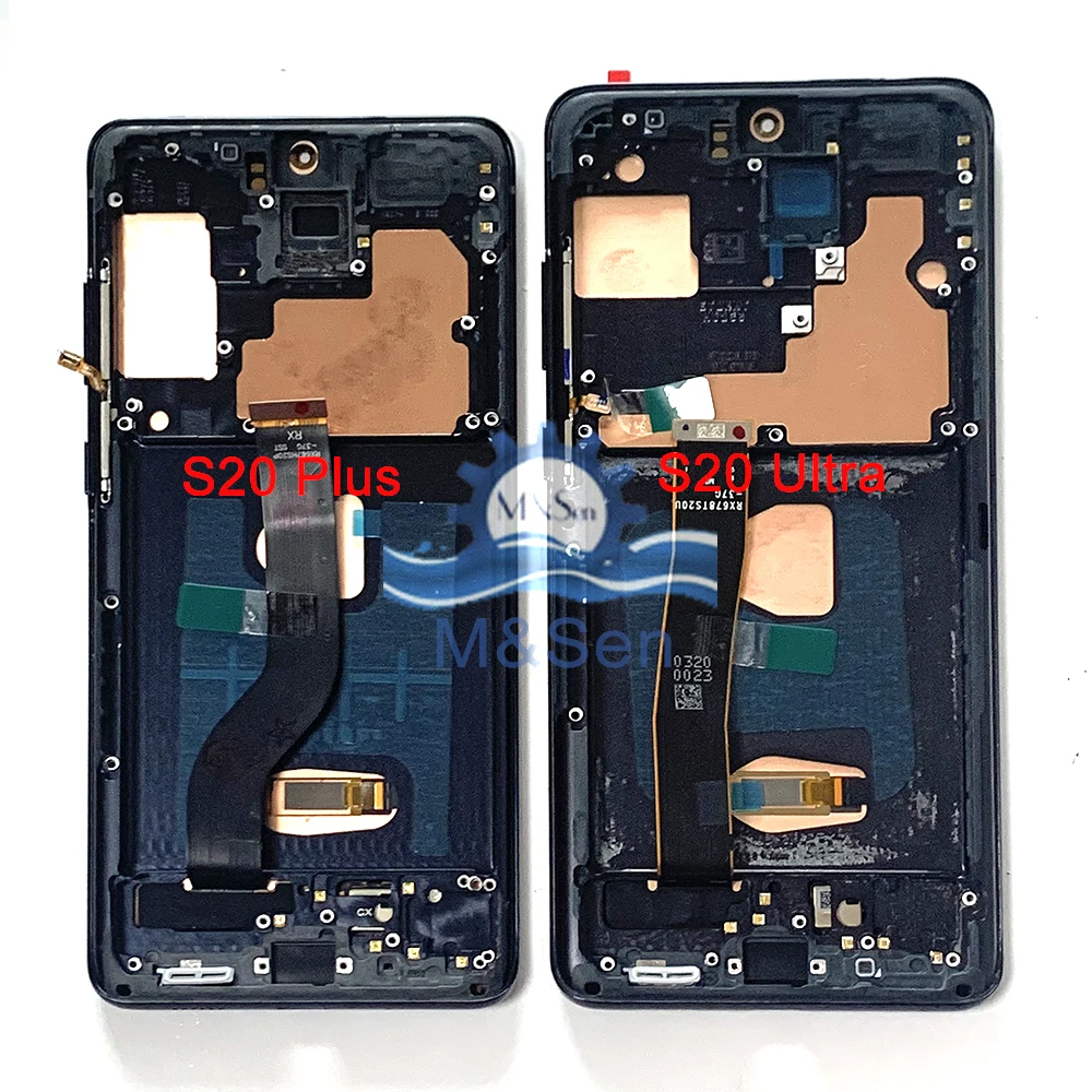 

OLED-дисплей для Samsung Galaxy S20 + 5G G986 ЖК-экран S20 Plus G985 дисплей + сенсорная панель для Samsung Galaxy S20 Ultra 5G LCD G988 рамка