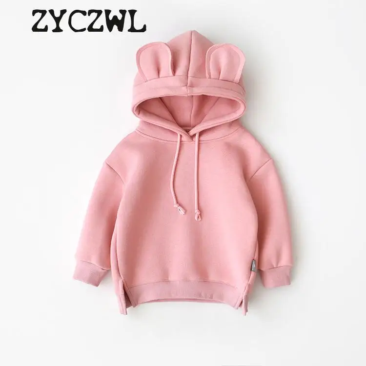

2019 New Spring Autumn Baby Boys Girls Clothes Cotton Hooded Sweatshirt Children's Kids Casual Sportswear Infant Clothing