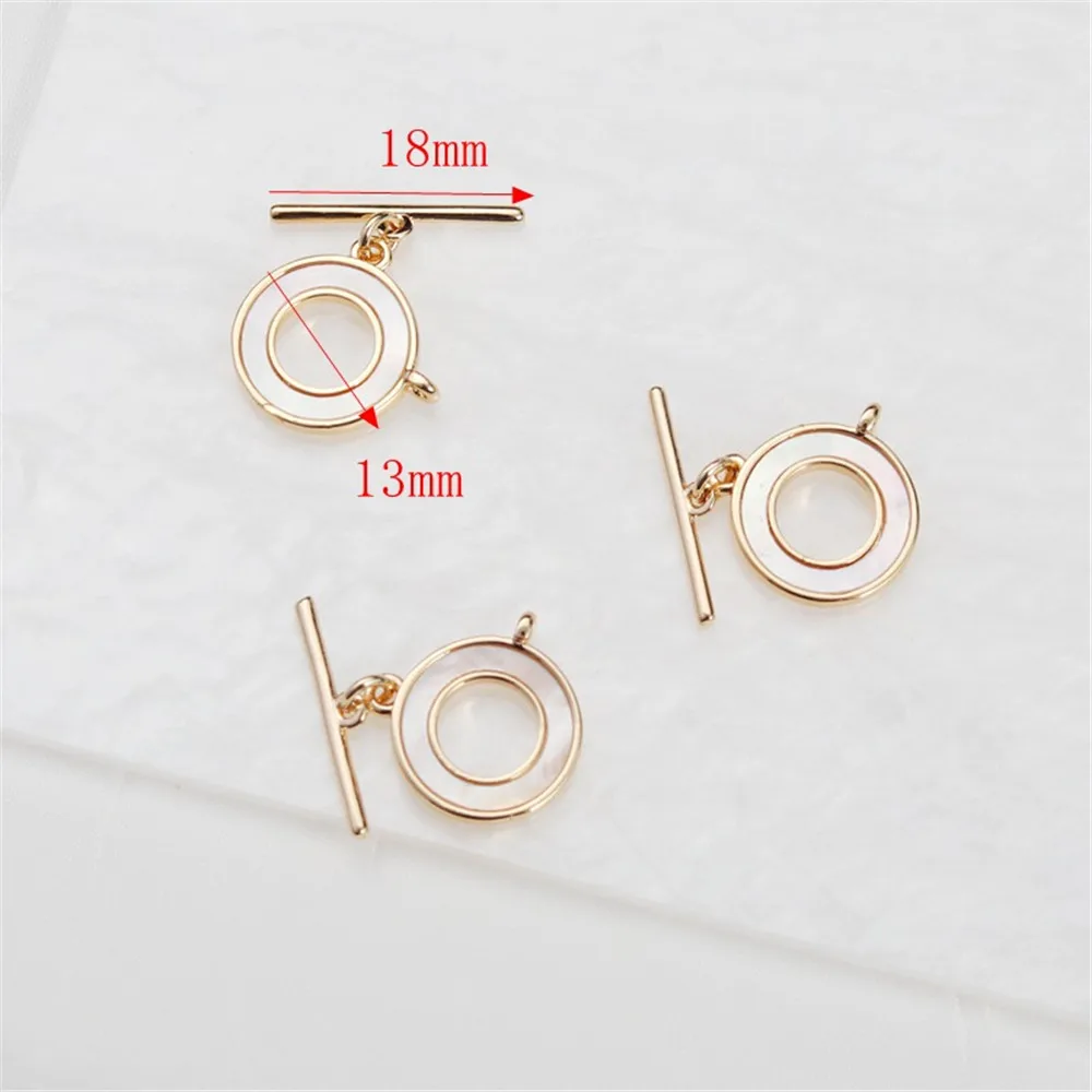 Ожерелье и браслет с круглой пряжкой из циркония пряжка OT подвесным соединением