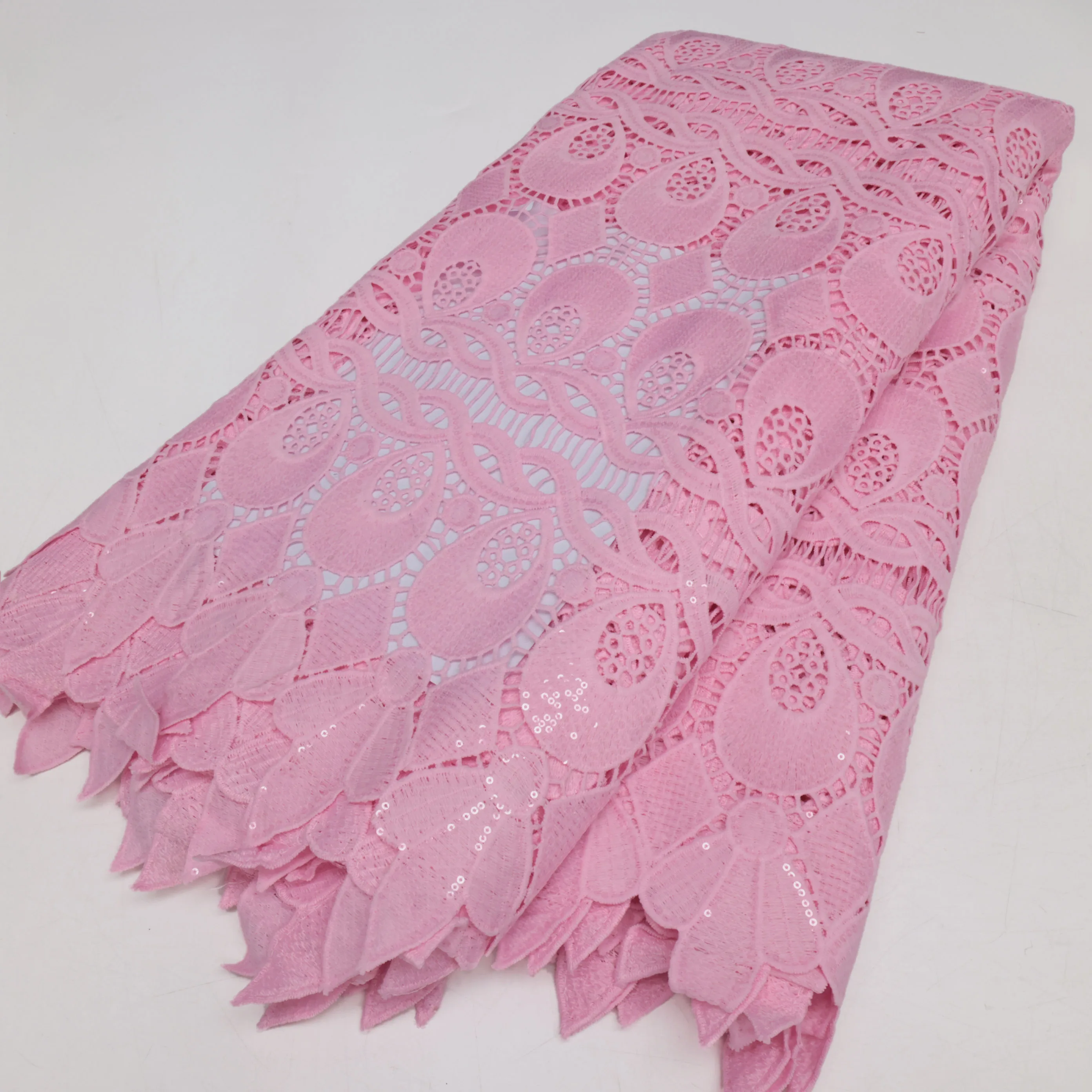 Африканская кружевная ткань галстук-касти для женщин