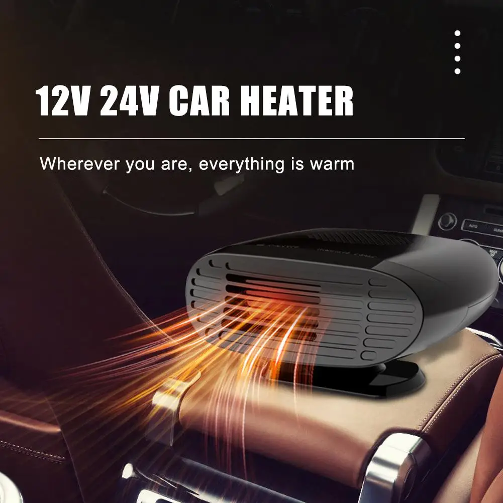 

Portable 150W Winter New Car Heater Mini 12v/24v Heating Demister Accessoriy Windshield Fan Car Heating Defogger Defroster T5T3
