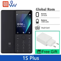 Global Rom QIN Plus Mobile Phone with Remote Control GPS Dual SIM Card and Voice Languages Translation