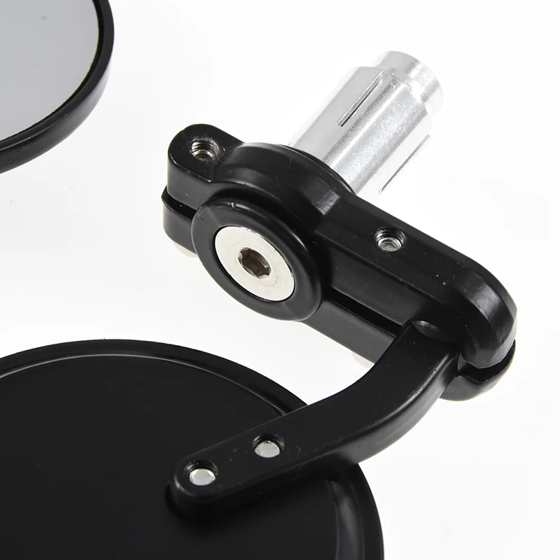 Зеркало заднего вида складное черное 22 мм 2 шт.