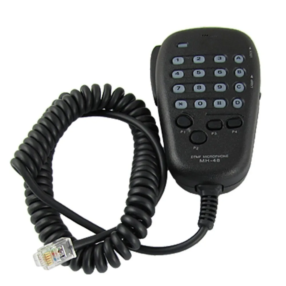 6 Pin Mh-48a6j Handheld Shoulder Mic with Button for Yaesu Car Mobile Radio Ft-1500 Ft-1802 Ft-1900 Ft-2600 Ft-2800 Ft-2900 Ft-3