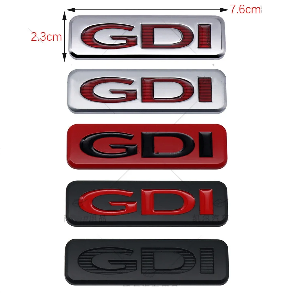 Металлическая эмблема GDI наклейка на кузов автомобиля заднего багажника значок