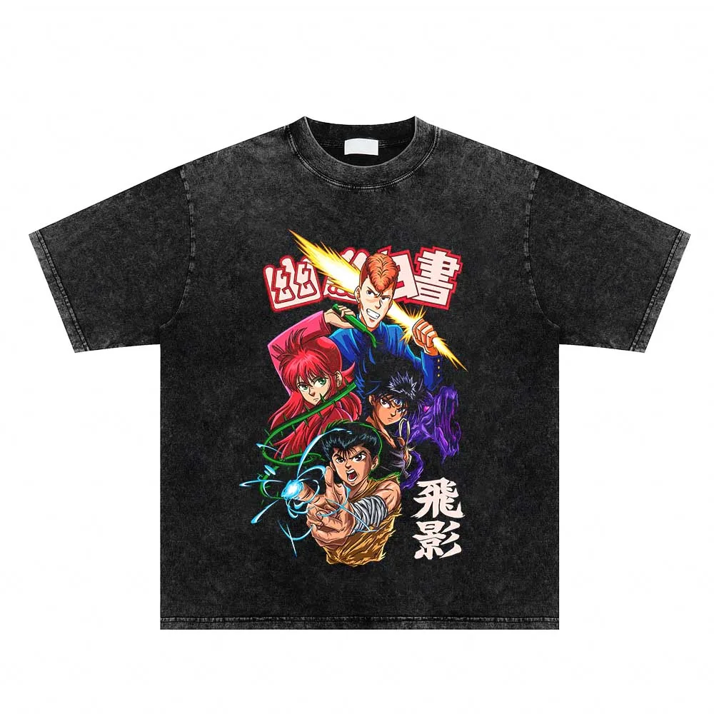 

Футболка мужская летняя с круглым вырезом, винтажная вареная рубашка, хлопковая футболка в стиле ретро, с графическим принтом, с коротким рукавом, в стиле Харадзюку