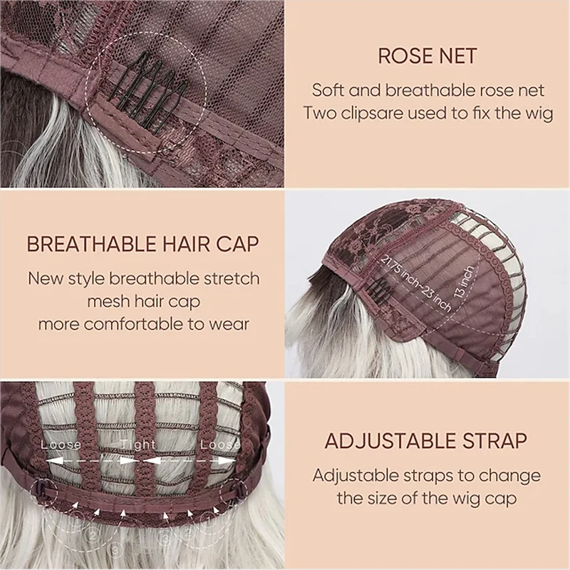 Парик HAIRJOY мужской из синтетических волос Короткие вьющиеся термостойкие волосы