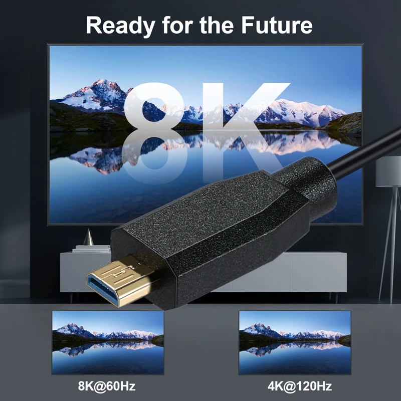 1 2 м 8K при 60 Гц4k 120 Гц пружинный телескопический диаметр 4 0 мм Micro HDMI — совместимый