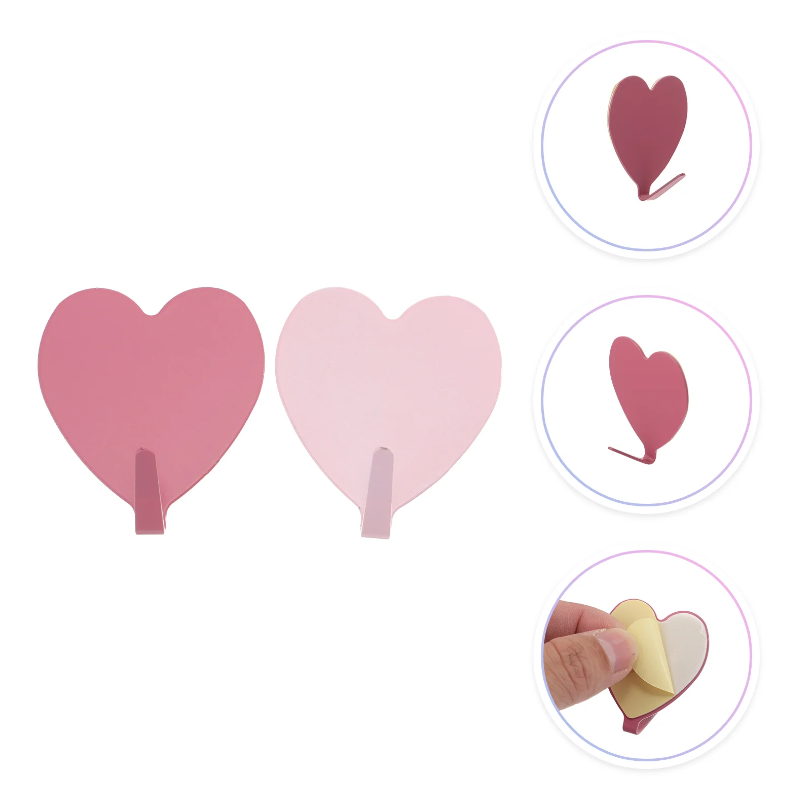 

10Pcs Durable Creative Attractive Lovely Stainless Steel Hooks Hotel Hooks for Home