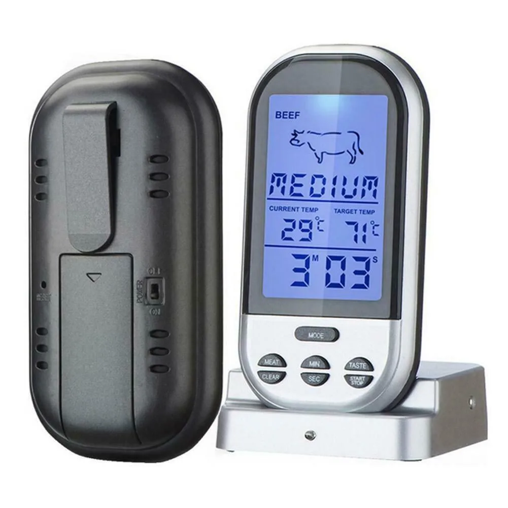 

Digital Wireless Meat Thermometer Cooking Food Kitchen BBQ Oven Food Probe Household Cooking Thermometer Gauge Kitchen Tool