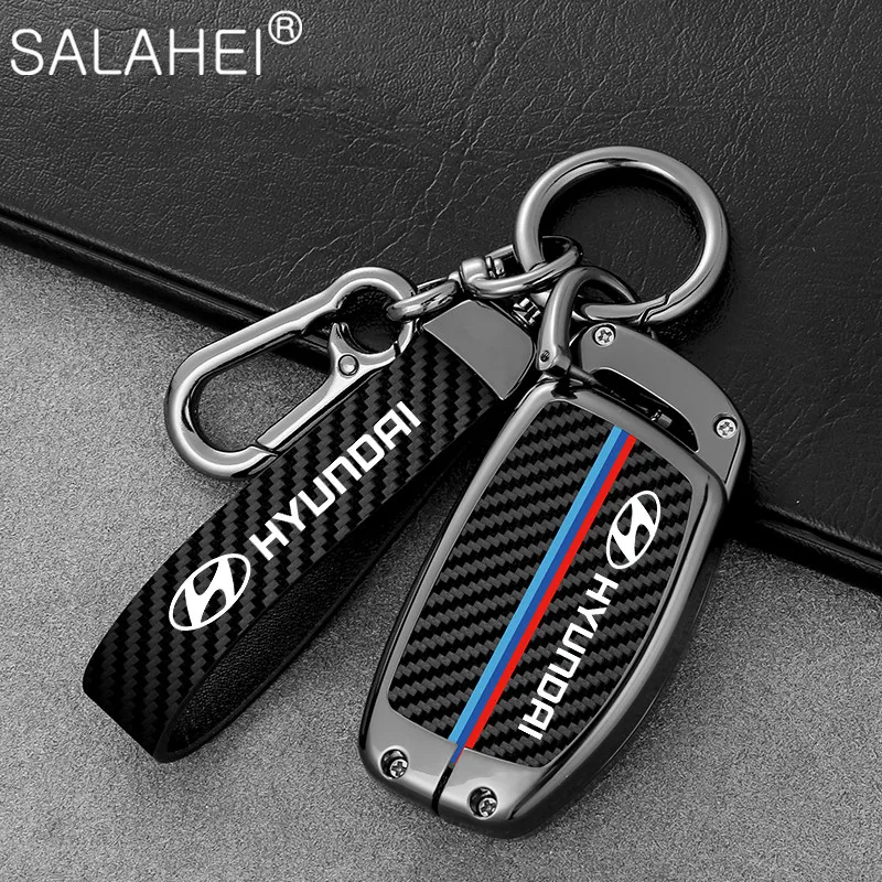 

Car Key Cover Case Holder For Hyundai Creta IX35 Elantra Grandeur Accent Solaris Sonata Palisade Kona Azera Tucson Verna Mistra