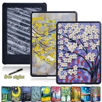tablet case for kindle ereader paperwhite 1234kindle 8th 201610th gen 2019 painting series slim back shell free stylus