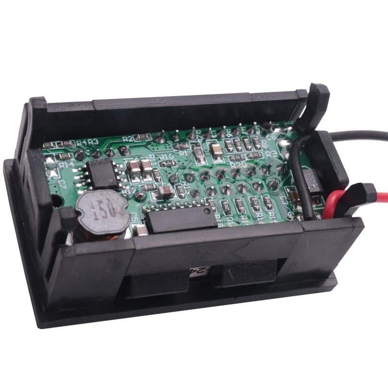 10X красный телефон цифровой дисплей вольтметр мини-измеритель напряжения тестер