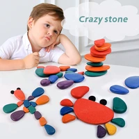 rainbow building block simulation cobblestone assembly toy childrens intelligence training imagination balance