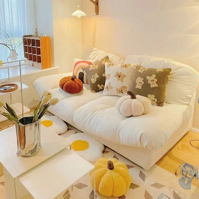 Ins Nordic Диваны для гостиной Салон Пол Гостиная Итальянский расслабляющий диван Lazy