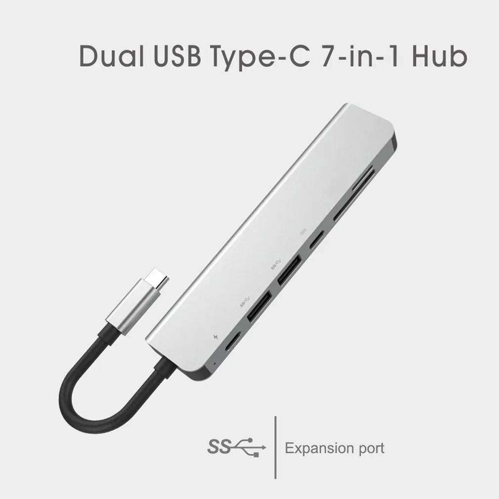 

Сетевой концентратор с разъемами типа c и USB Type-c и HDMI