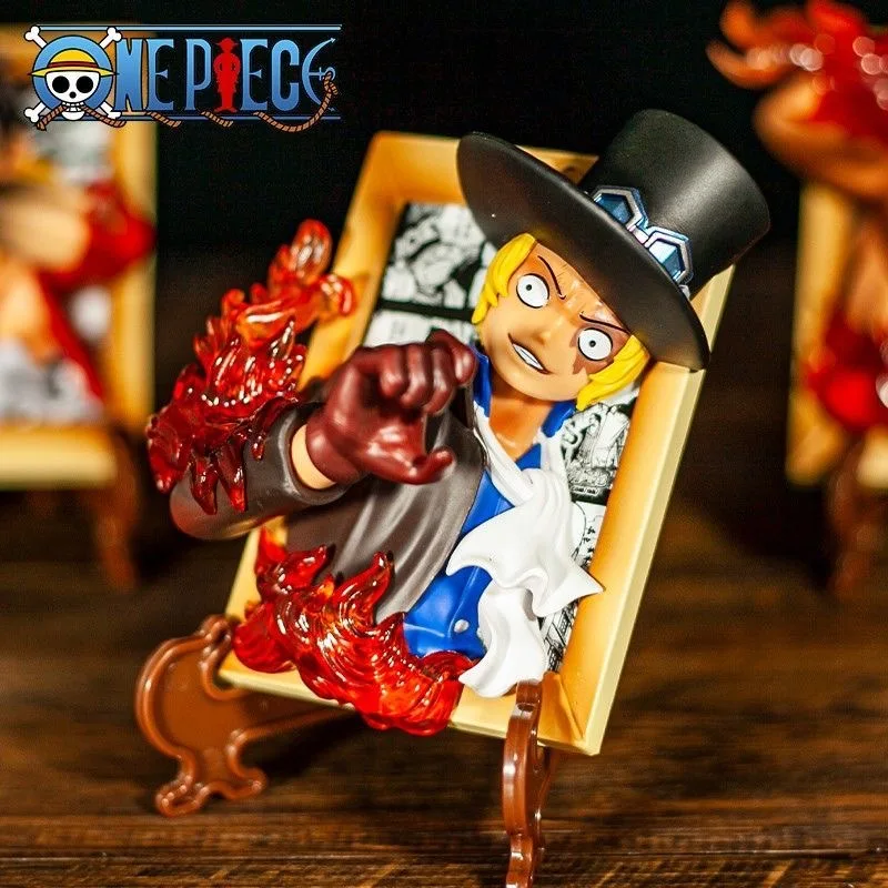 

Cool Anime One Piece Figure One Piece Ace Luffy PVC Action Collection Model Gift Collectible Toys Kids Gift
