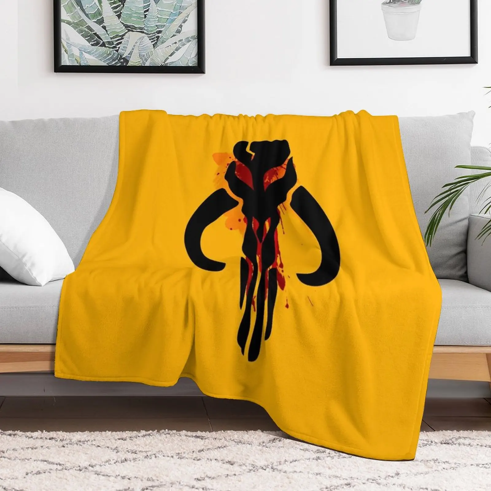 Декоративное одеяло мандалор милые аниме Ретро набивные одеяла