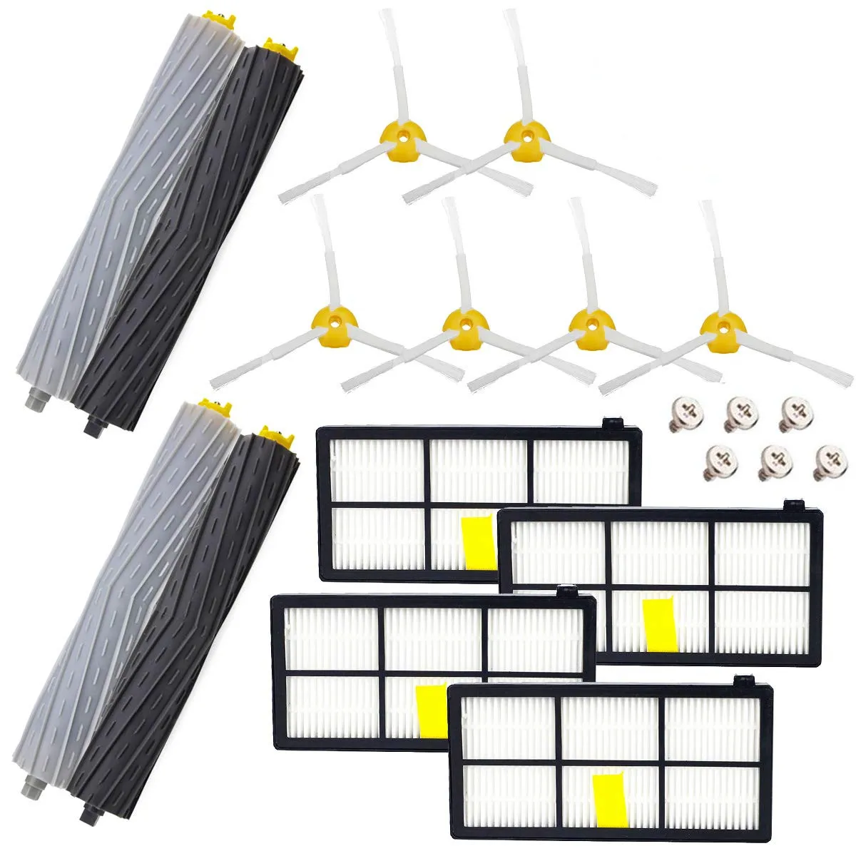 

14PCS HEPA Filters Brushes Kit for IRobot Roomba 800 900 Series 860 870 880 890 960 980 990 Robot Vacuum Cleaner Accessories