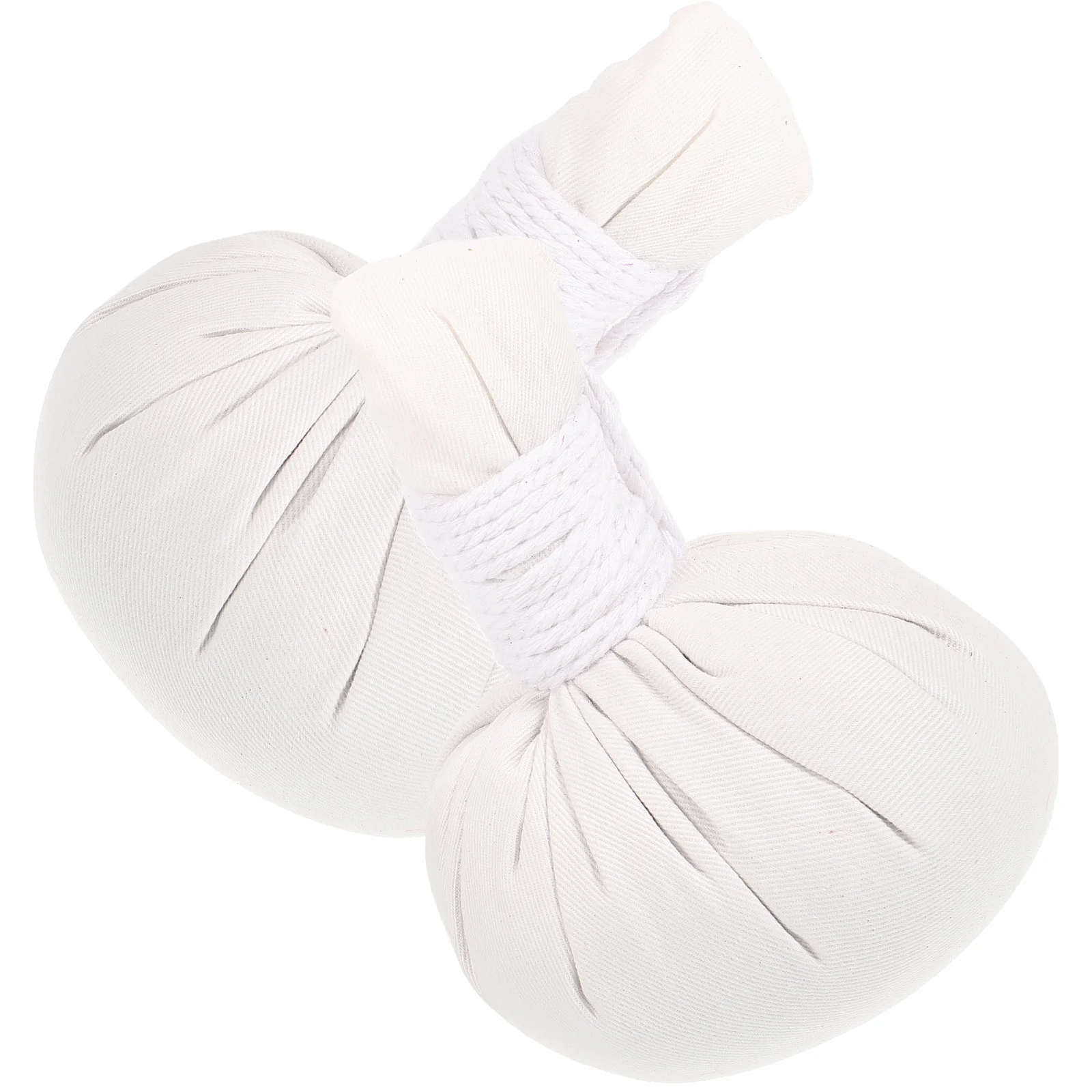 

2 Pcs Natural Warming Bag Bath Balls Massage Herbal Pouch White Chinese Medicine Package