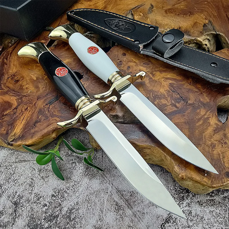 

Русский нож Nkvd Ussr Finka NKVD с фиксированным клинком для кемпинга, охоты 440C тактический военный инструмент для повседневного использования и защиты
