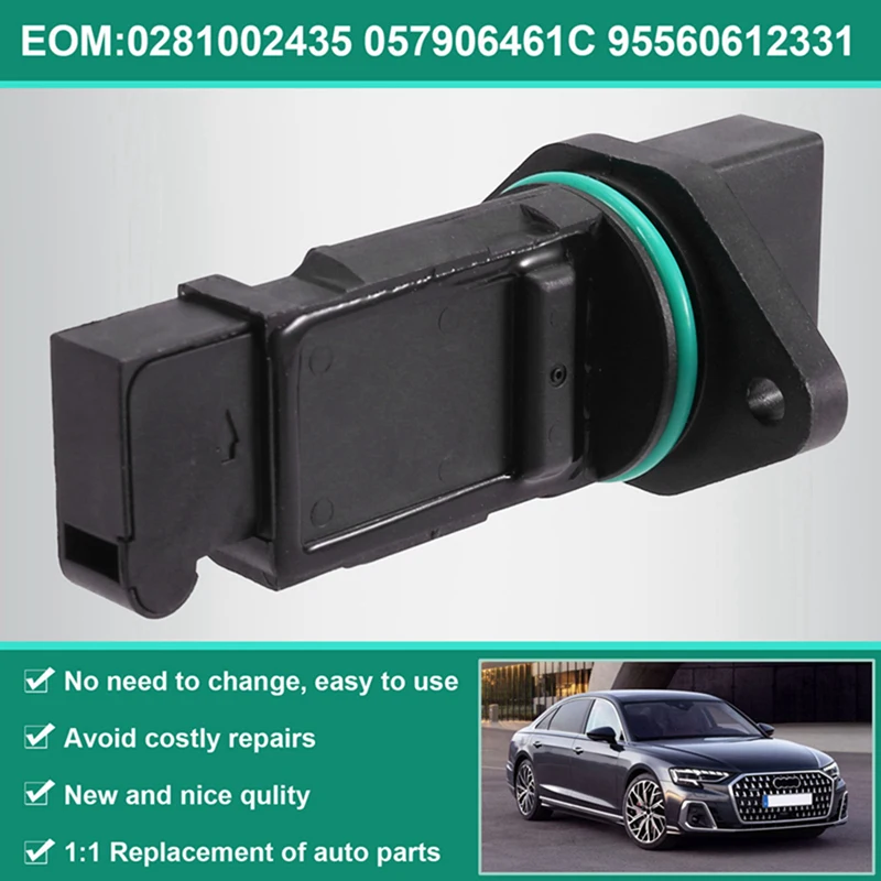Датчик расхода воздуха 0281002435 057906461C 95560612331 для A8 Porsche Cayenne 955