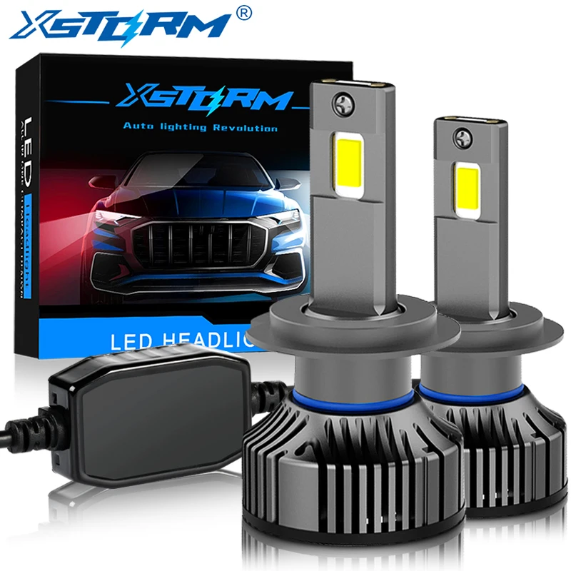 

XSTORM H1 H4 H7 Led H8 H11 H16 9005 HB3 9006 HB4 9012 Hir2 Mini Car Headlight Kit Bulb Canbus 120W 25000LM Turbo Led Lamp Auto