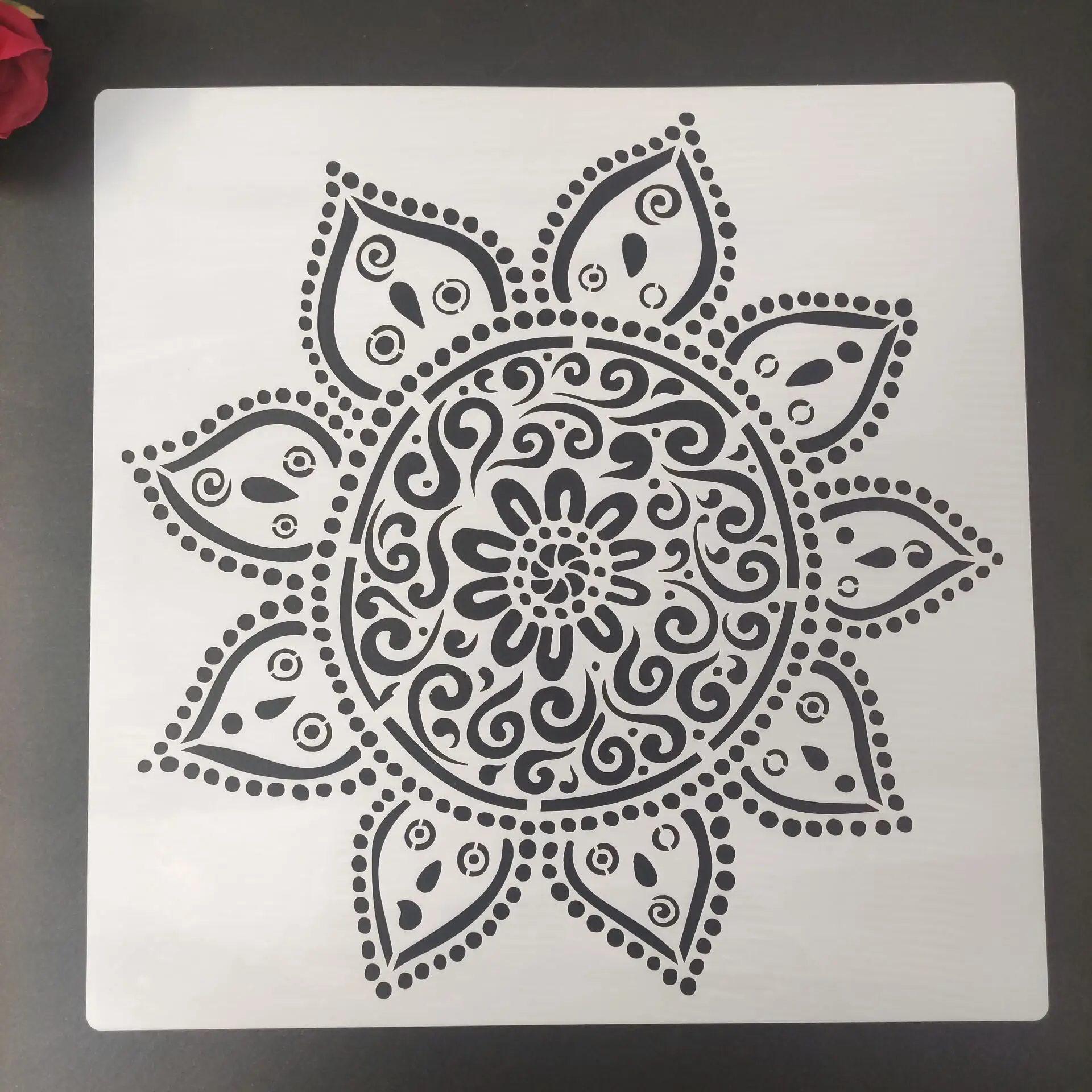 

30 * 30cm Mandala DIY Layering Stencils Wall Painting Scrapbook Coloring Embossing Album Decorative Template for walls N63