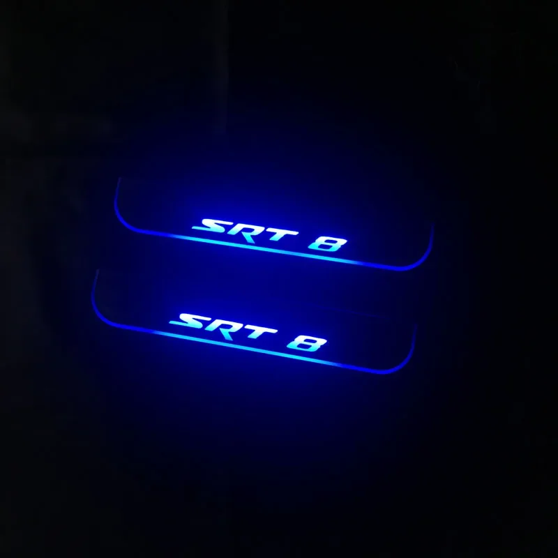 Светодиодные накладки на пороги для Chrysler SRT8 SRT-8 2005 2006 2007-2018 Ультратонкая пластина